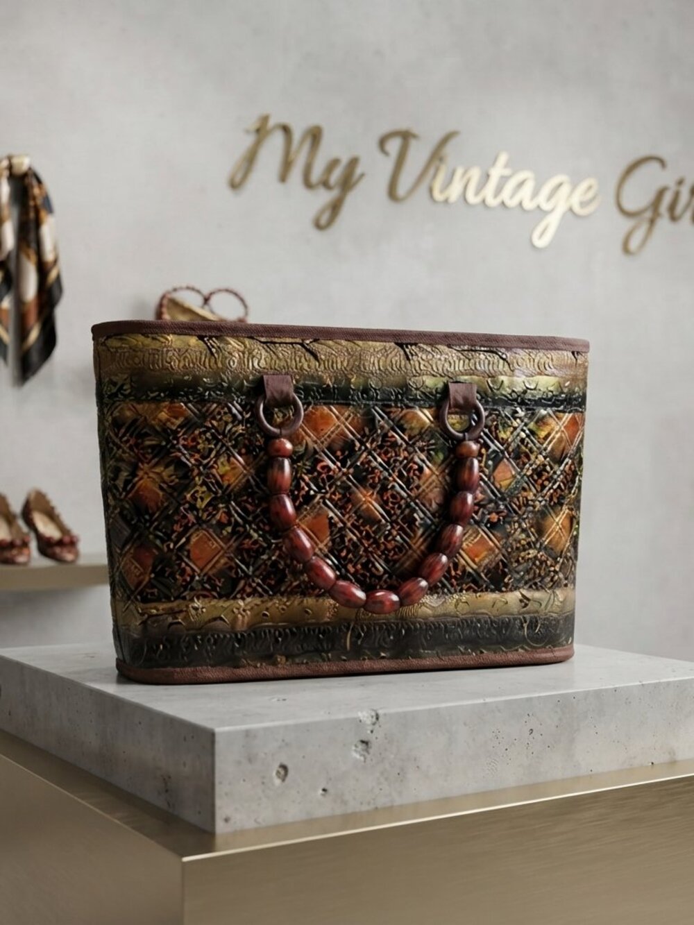 MVG Beaded Indian Dream Culture Tote